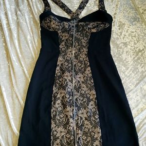 Frederick's of Hollywood pin up zipper dress